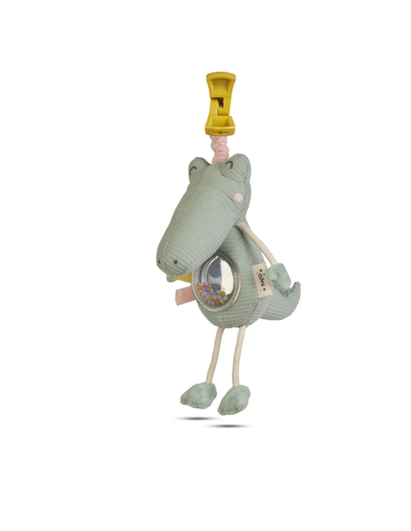 Sonajero Pinza Jungle Party Cocodrilo Saro