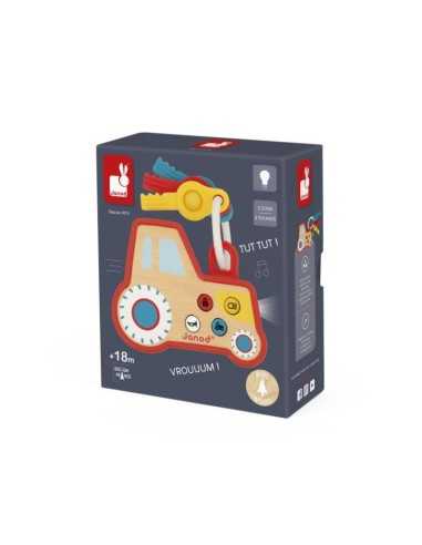 Llaves infantiles con luz, sonidos y pop-it sensorial