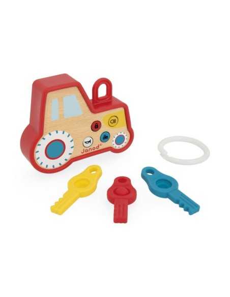 Llaves infantiles con luz, sonidos y pop-it sensorial