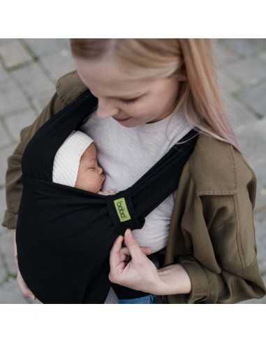 Boba Bliss | Fular preanudado tipo mochila para recién nacido