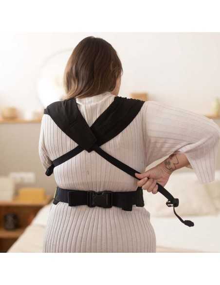 Boba Bliss | Fular preanudado tipo mochila para recién nacido