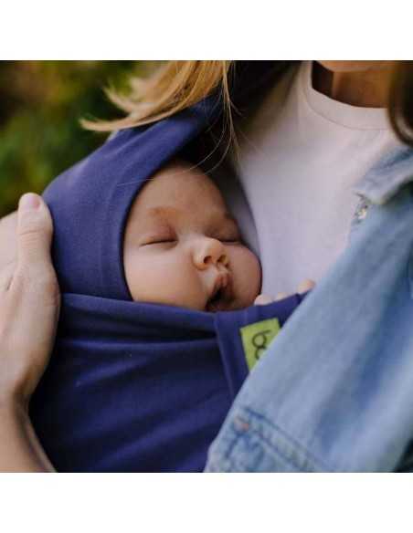 Boba Bliss | Fular preanudado tipo mochila para recién nacido