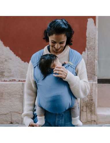 Boba Bliss | Fular preanudado tipo mochila para recién nacido