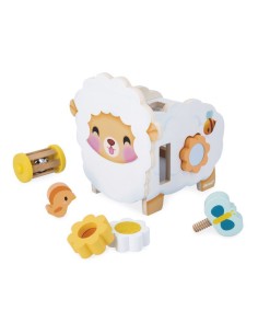 Oveja multiactividades janod juguete bebé madera - 12 meses