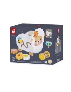 Oveja multiactividades janod juguete bebé madera - 12 meses 2