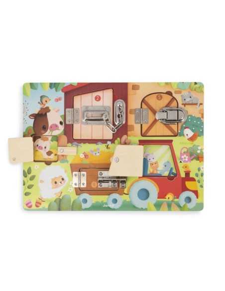 Juego Montessori de cerraduras para niños a partir de 3 años