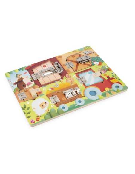 Juego Montessori de cerraduras para niños a partir de 3 años