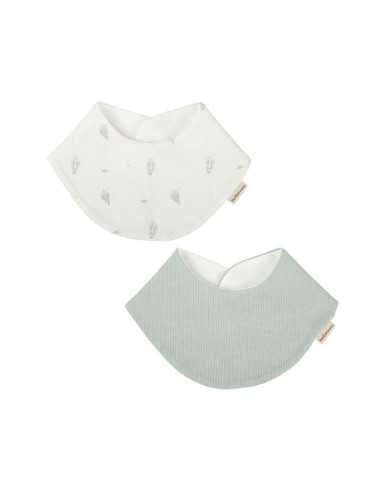 Pack 2 Baberos Bebé Bandana Blue Sky Bimbidreams
