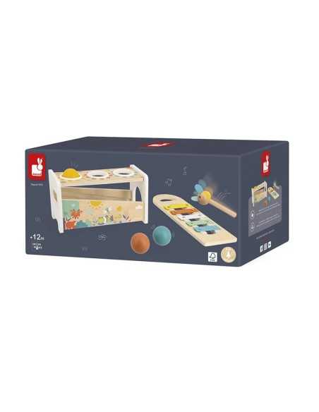Juego Xilofono de madera Janod 2 en 1