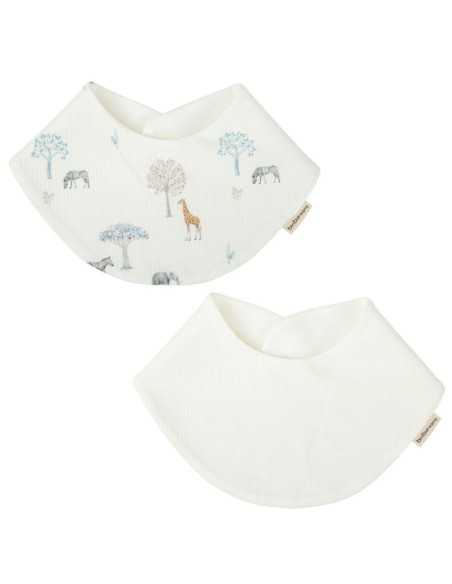 Pack de 2 baberos bandana Tanzania de Bimbidreams