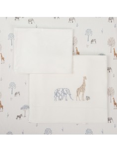 Juego de sábanas de cuna 60x120 Tanzania de Bimbidreams