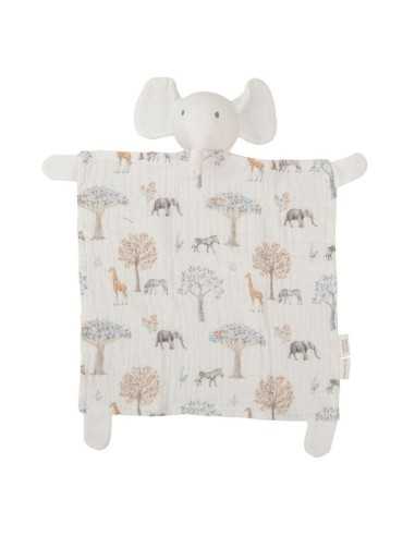 Doudou Tanzania de Bimbidreams con estampado de animales