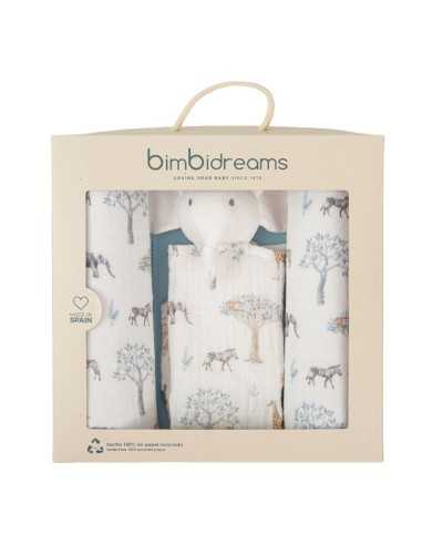 Set Regalo Gasitas + Doudou Tanzania Bimbidreams