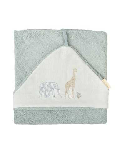 MaxiCapa de Baño Tanzania azul gris Bimbidreams