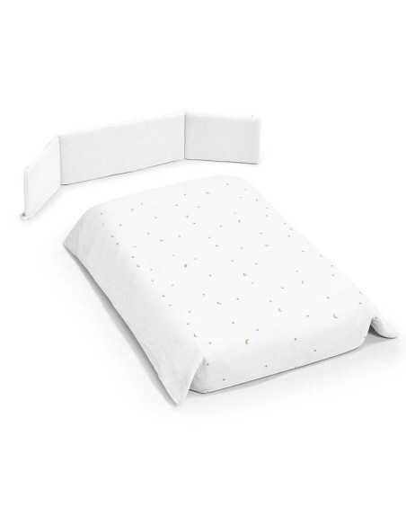 Textil sena blanco para cuna cotinfant