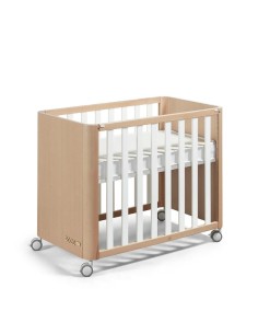 Minicuna doco sleeping wood madera y blanco cotinfant 90x50
