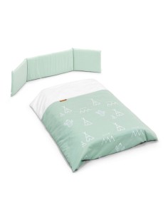 Pack nordico y protector Tipi Verde de Cotinfant