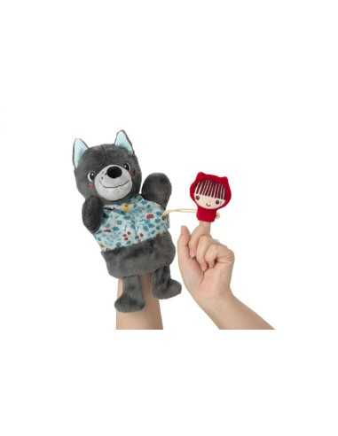 Marioneta de mano Louis Lobo | Cuentos desde 2 años