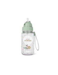 Botella infantil Tritán 400 ml | Pajita y colgador