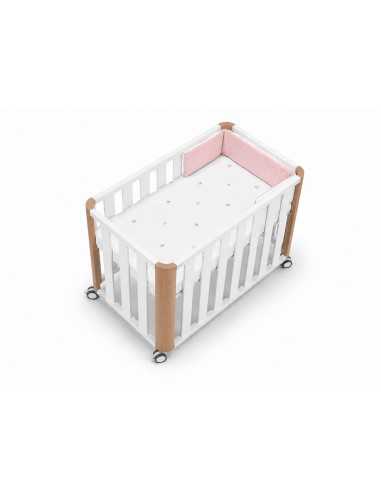 Minicuna Colecho 90x50 Blanco/Natural Doco Sleeping