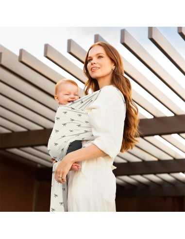 Comprar Fular Portabebés Elástico Moby Wrap Belles & Bows Comprar Fular Portabebés Elástico Moby Wrap Belles & Bows