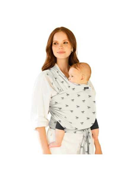 Comprar Fular Portabebés Elástico Moby Wrap Belles & Bows Comprar Fular Portabebés Elástico Moby Wrap Belles & Bows