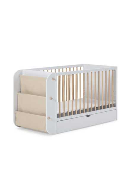 Cuna evolutiva Micuna Salónica 120x60 | Colecho, sofá y escritorio