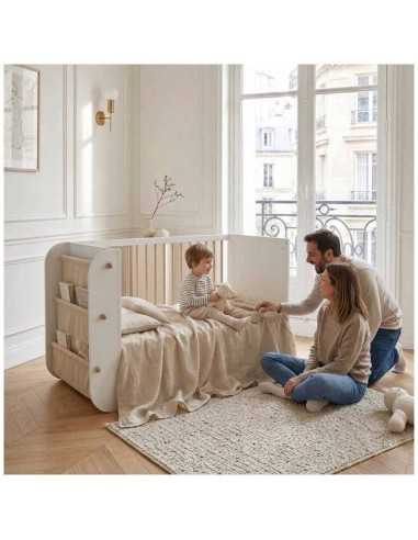 Cuna evolutiva Micuna Salónica 120x60 | Colecho, sofá y escritorio