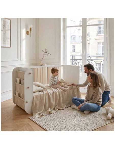 Cuna evolutiva Micuna Salónica 120x60 | Colecho, sofá y escritorio