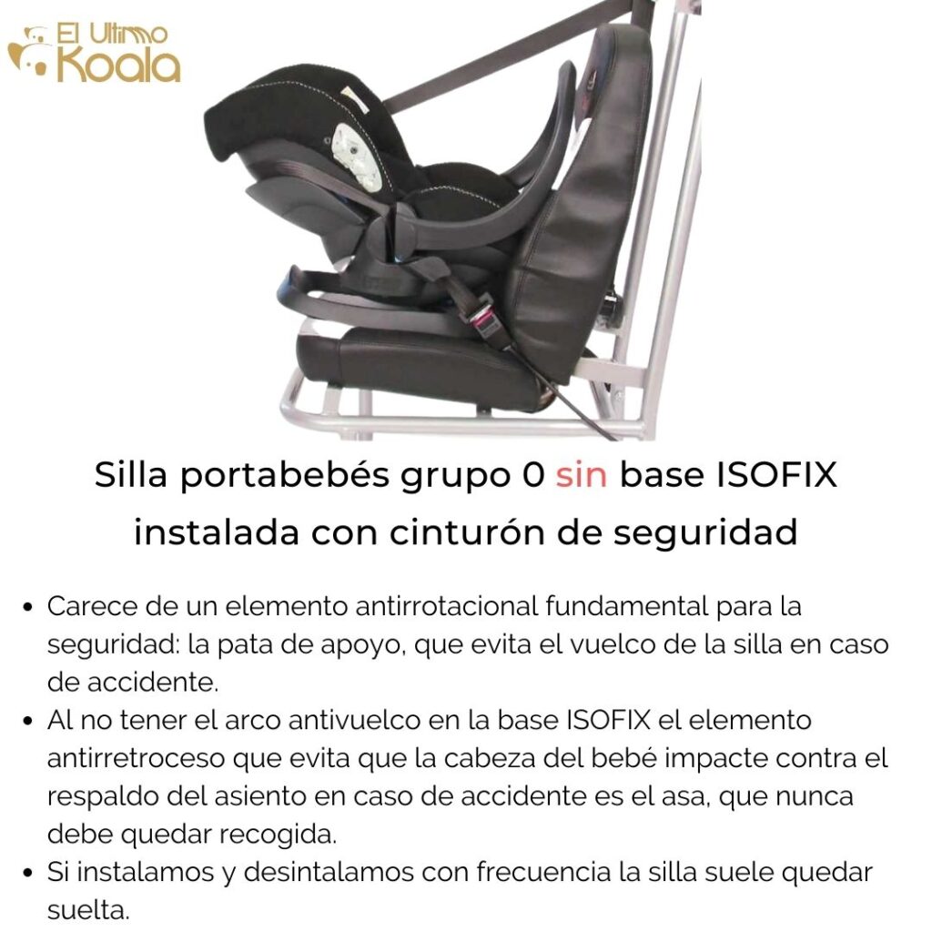 colocar una silla de bebé en el coche sin ISOFIX Último Koala