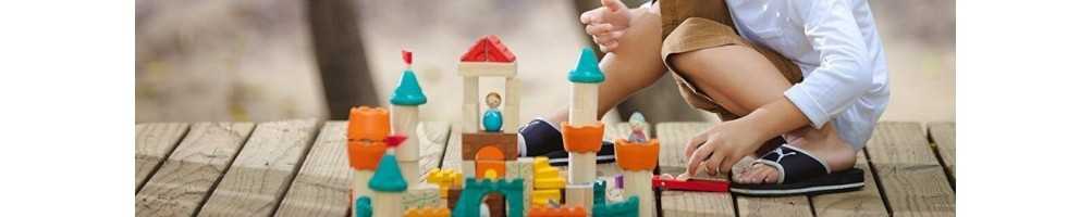 Juegos de bloques apilables y construcción para niños