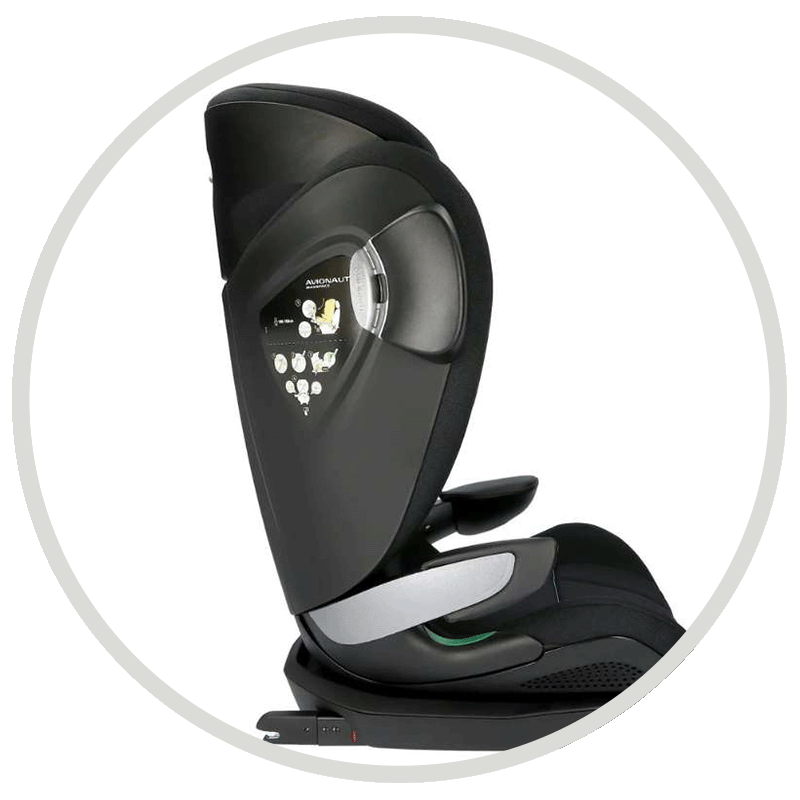 detalle del dise&ntilde;o del respaldo ergon&oacute;mico de Avionaut maxspace