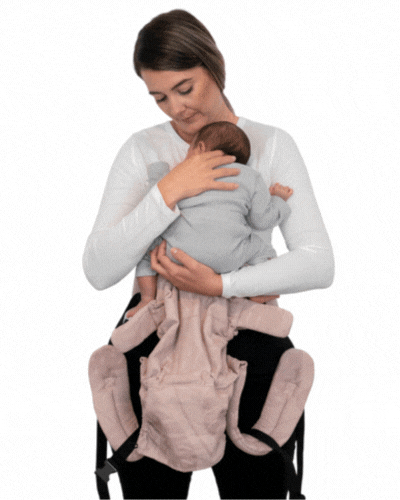  Portabebés, portabebés ajustable para recién nacidos a niños  pequeños, elástico original, perfecto para bebés recién nacidos y niños  (beige) : Bebés