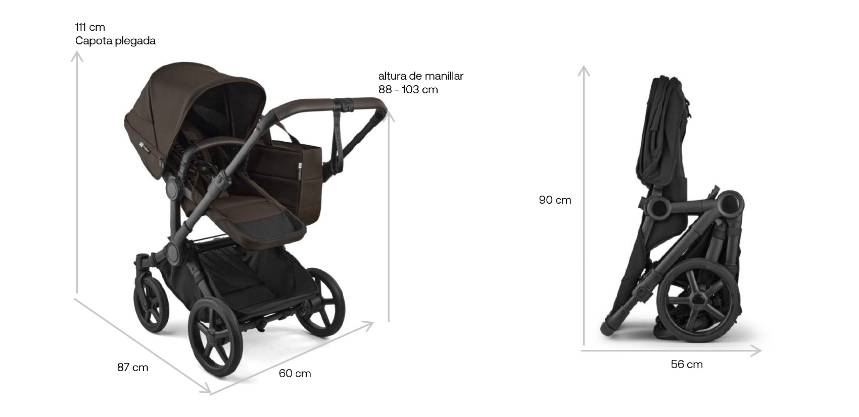 Comprar Bugaboo Donkey 6 individual 60 cm