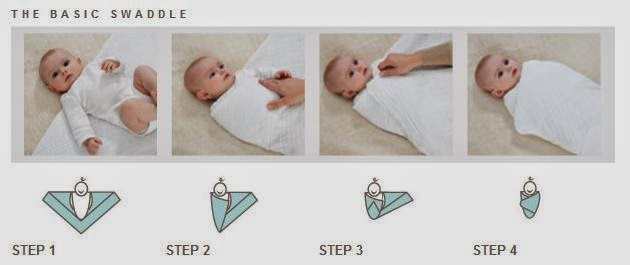 como envolver al bebe con una muselina paso a paso